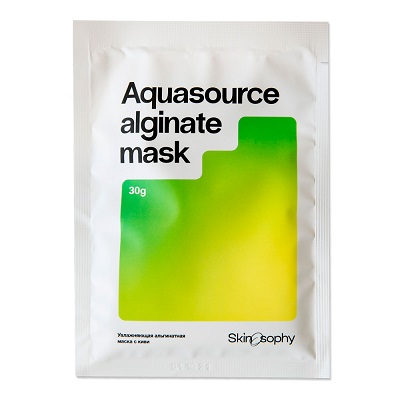 Увлажняющая альгинатная маска с киви Aquasource alginate mask, 30 г